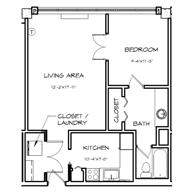 A2 floor plan
