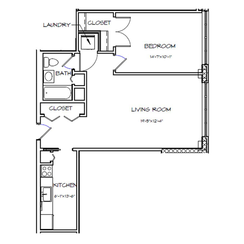 A6 WF 80 floor plan