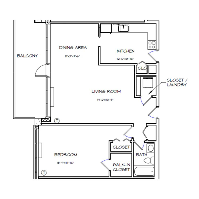A13 floor plan
