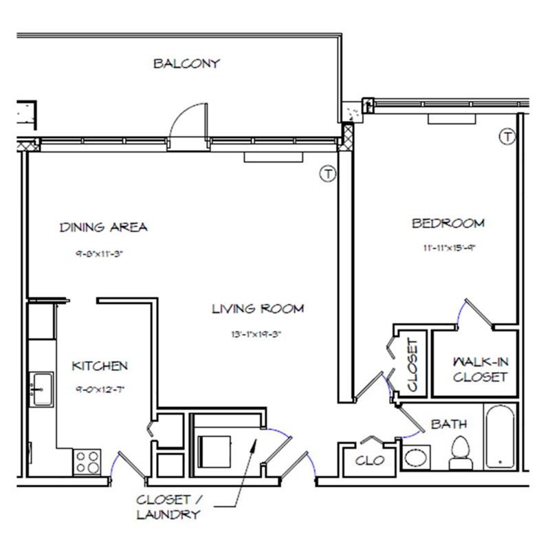 A15 WF 80 floor plan