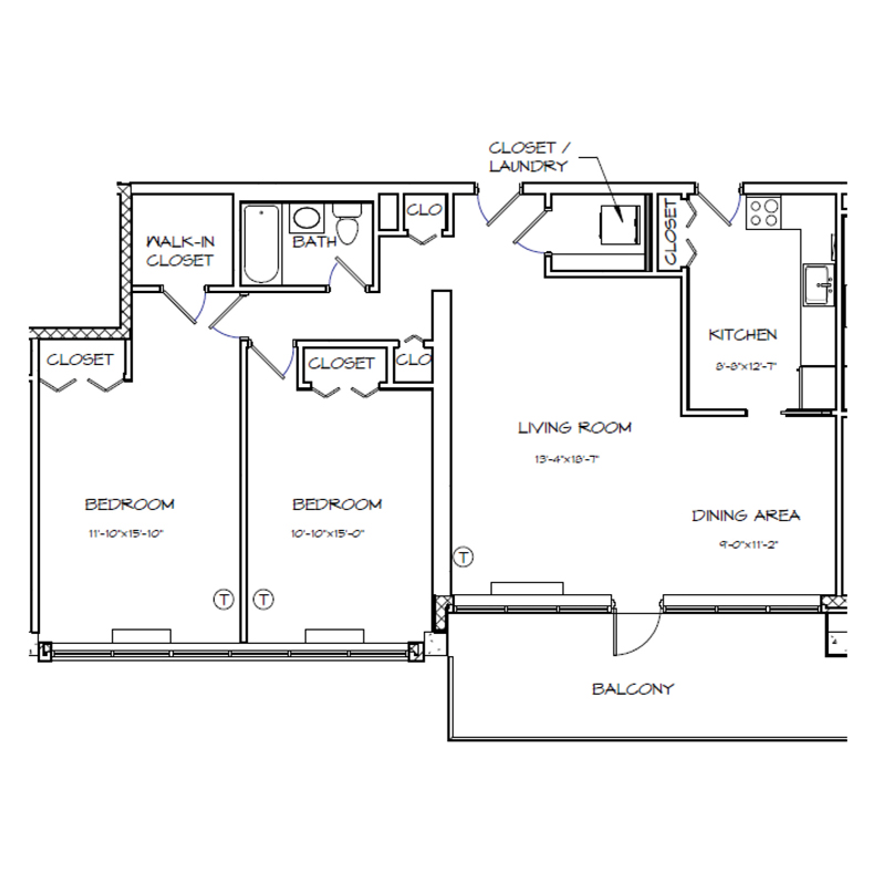B1 WF 80 floor plan