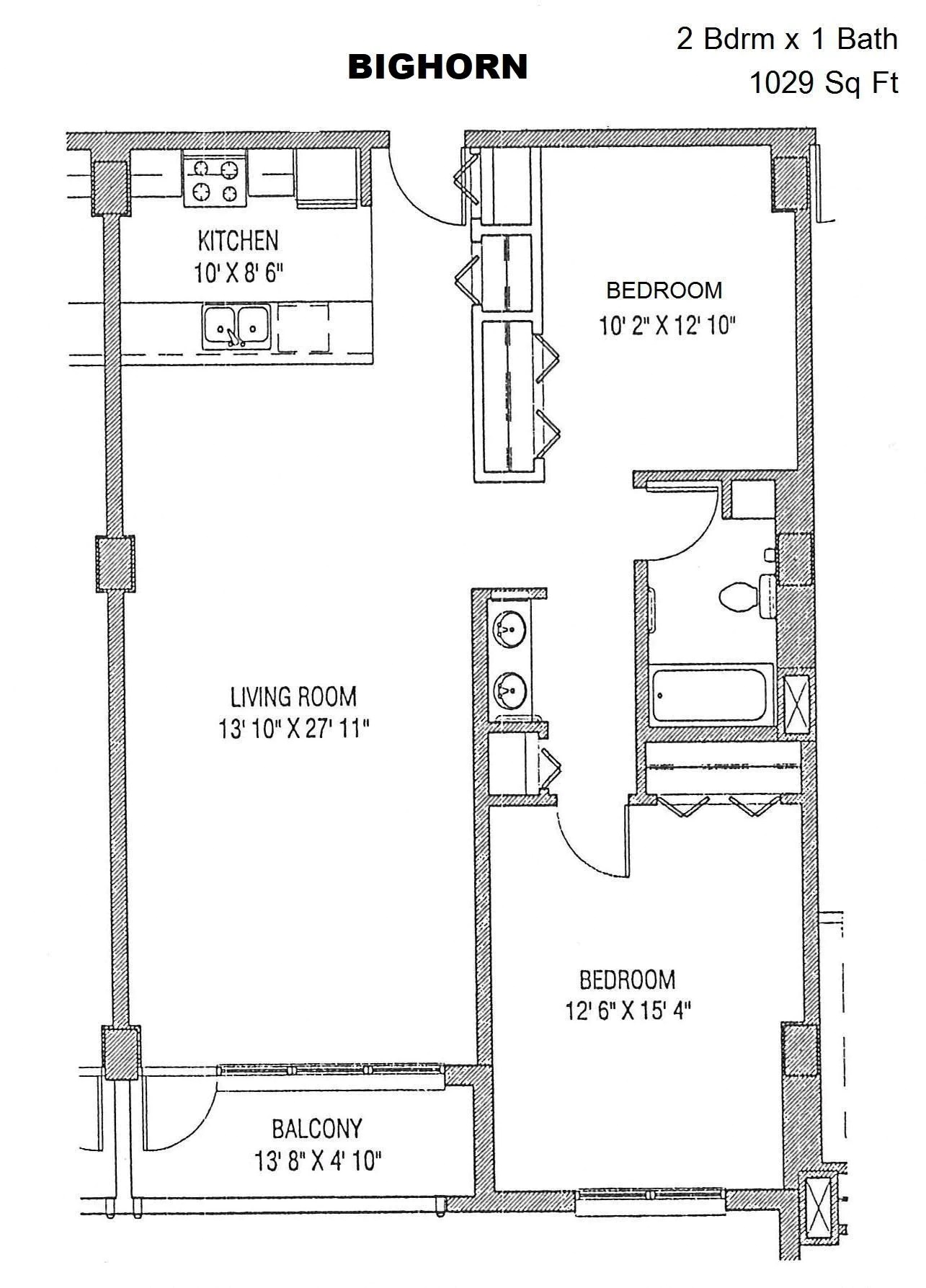 Bighorn floor plan