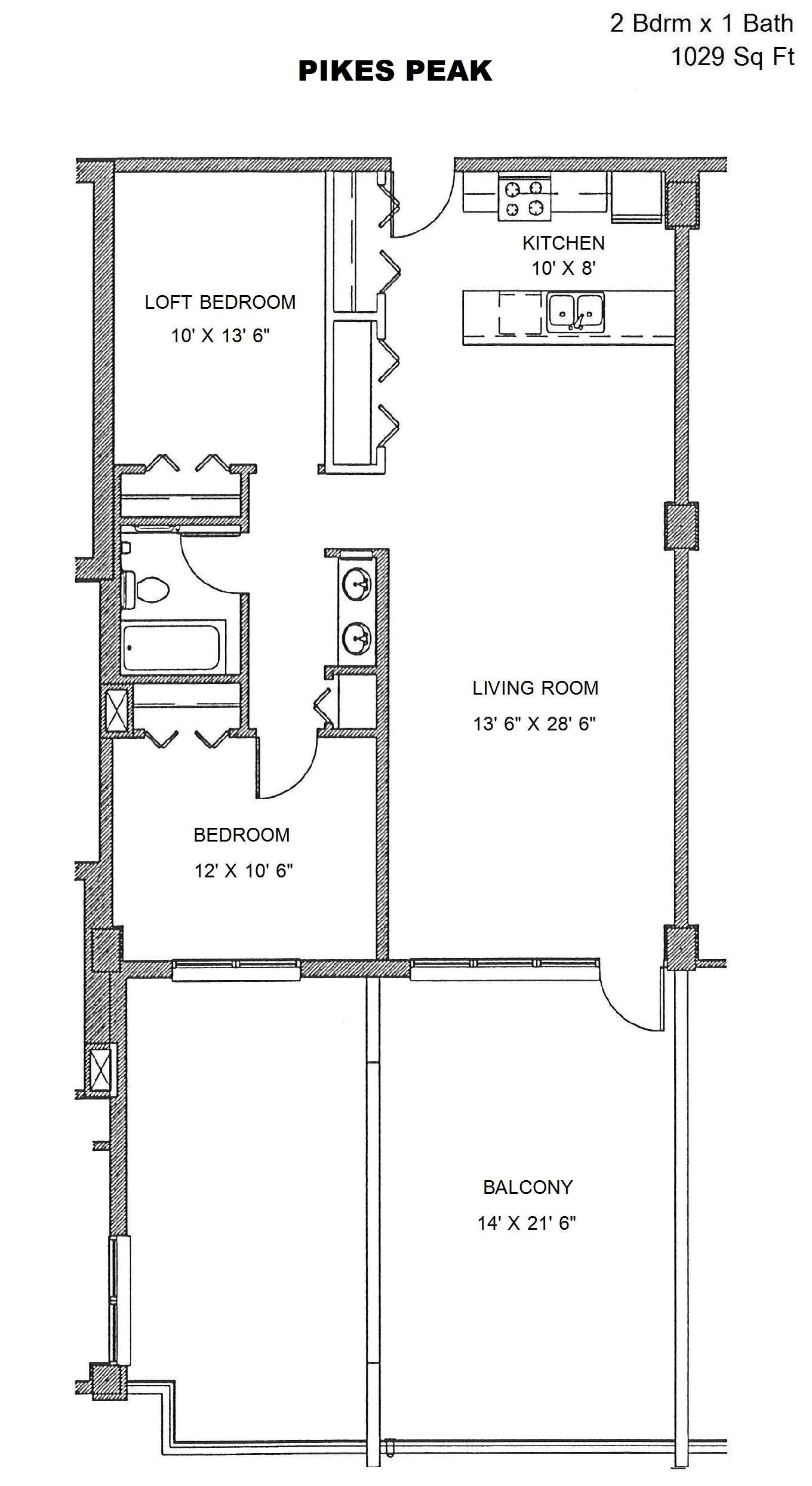 Pikes Peak floor plan