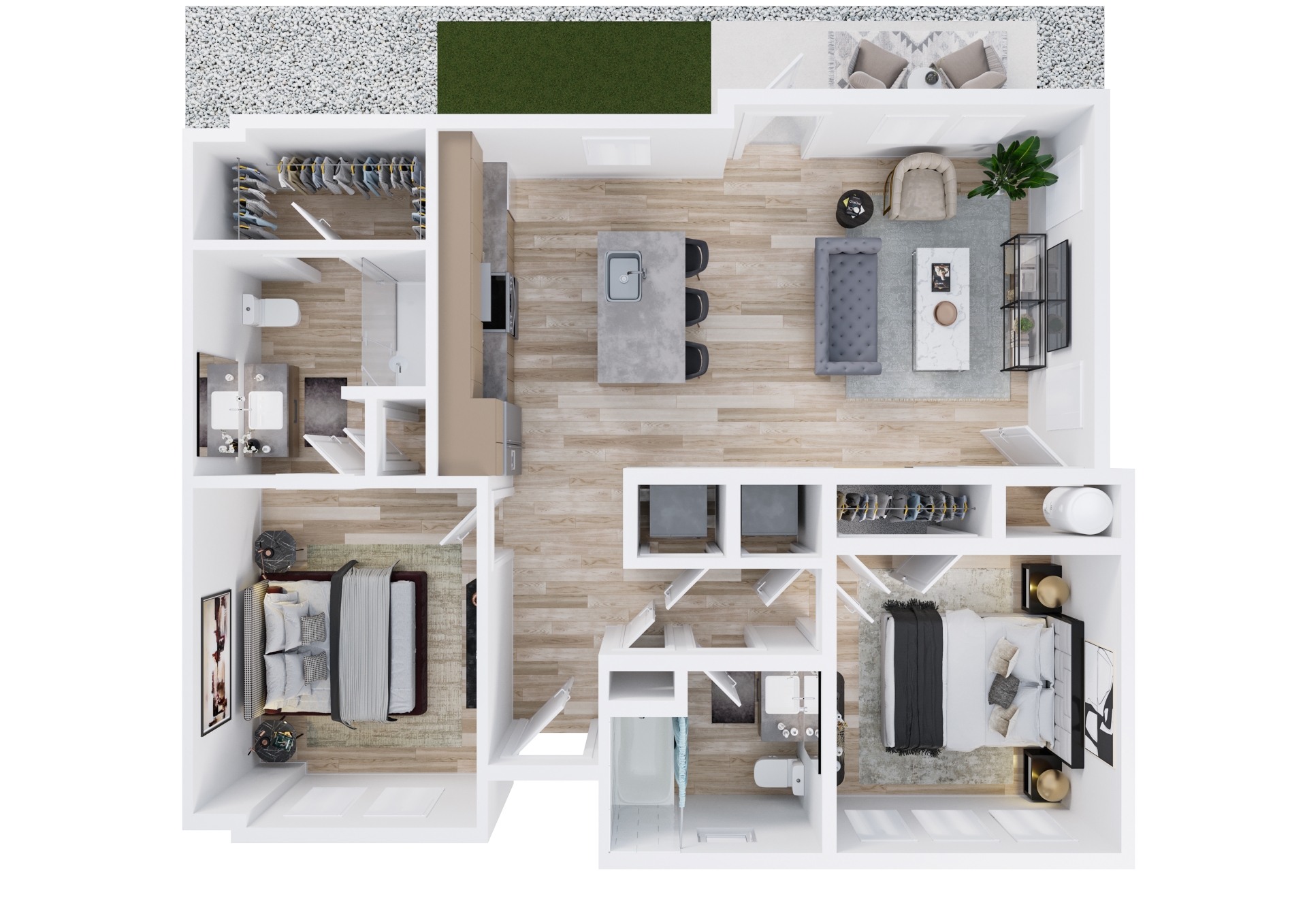Limestone floor plan