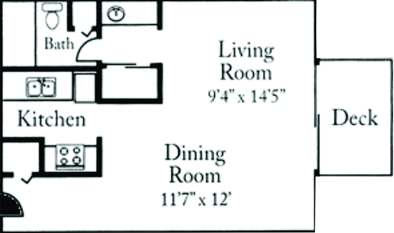 Studio floor plan