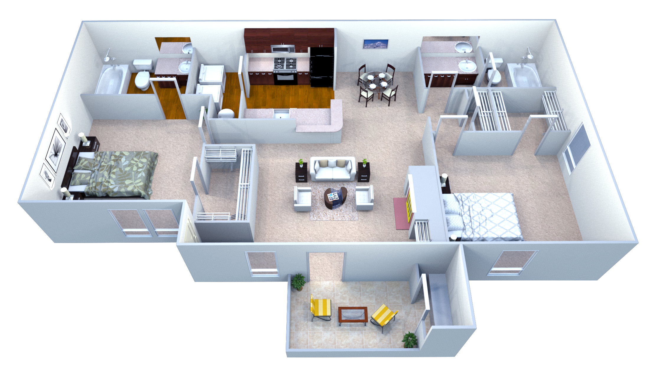 B2 floor plan