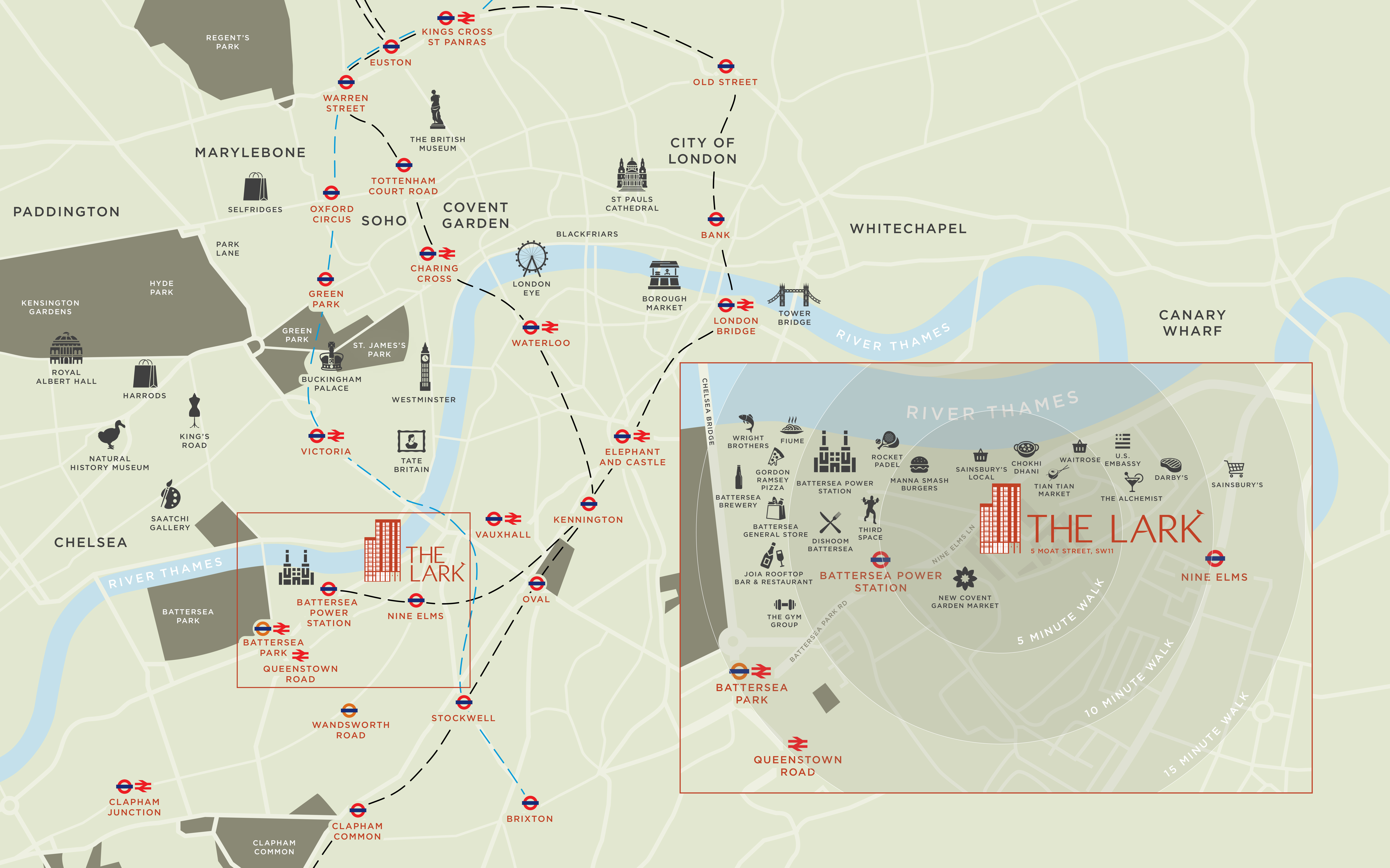 Map Map at The Lark, London