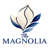A graphic of a magnolia flower is superimposed over the text "The MAGNOLIA".