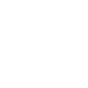 a white and black logo on a black background