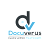 A logo for DocuVerus with a tagline underneath.