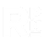 A white letter R on a green background.