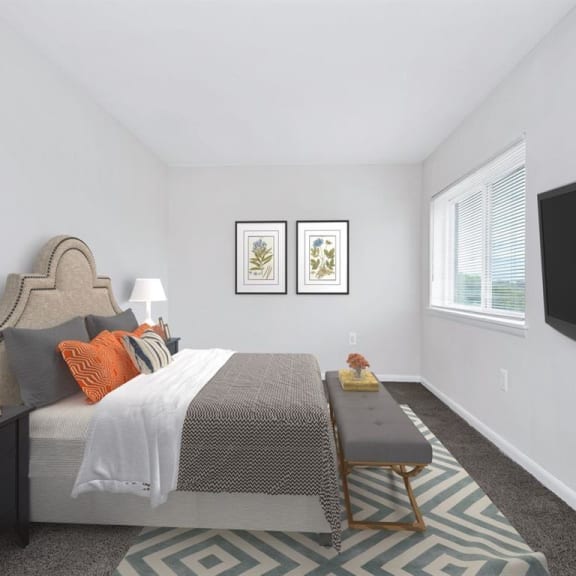 Bedroom at Andrews Ridge Apartments, Suitland, MD, 20746