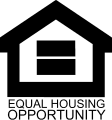 the equal housing opportunity house logo with the words equal housing affordability