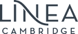 The image features the word "LINEAC" in large grey letters, followed by the word "CAMBRIDGE" in smaller grey letters.