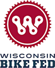 the logo of the wisconsin bike federation