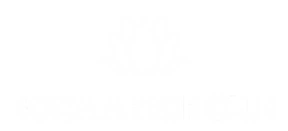 A logo with a white lotus flower and the text "BOCA ARBOR CLUB" in white on a black background.