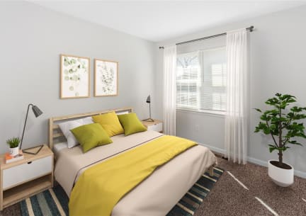 Gorgeous Bedroom at Rivers Landing Apartments, PRG Real Estate, Virginia, 23666