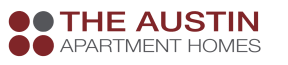 the apartment homes logo with red circles and the words the autism partnership homes