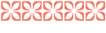 A pattern of red flowers on a black background.