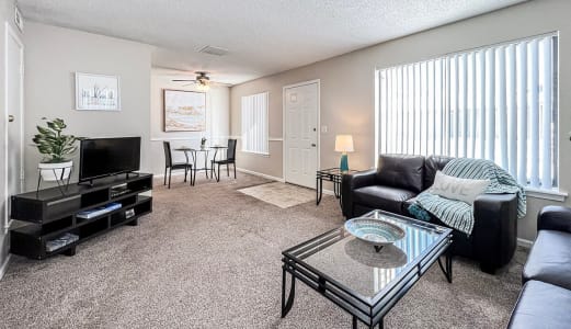 Living Room in Cedar Rapids Apartment