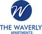 the logo for the waverly apartments