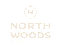 A logo for North Woods Apartment Homes is displayed.