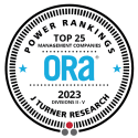a graphic of the ora logo with the words power rankings top 25 management companies and divisions at North Pointe Villas Apartments, Illinois, 68521