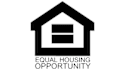 A black and white image of a house with the words "Equal Housing Opportunity" below it.