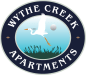 Logo with bird for Wythe Creek apartments