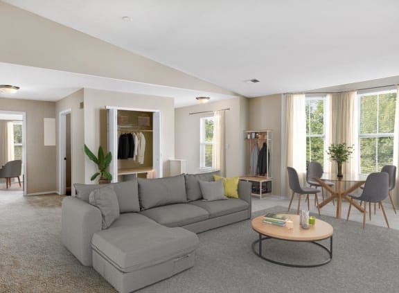 Living Area at Mansions at Delmar, NY