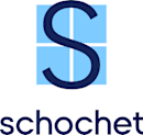 A blue and white logo with the letter S in the middle.