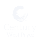 White logo at Century West Pryor, Lee's Summit, 64081