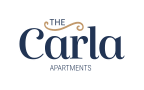 the logo for the carlton apartments