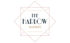 the logo for the harlow apartments