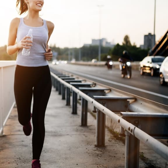 Woman jogging