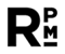 a logo with the letters rpm on a green background