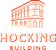 a vector drawing of a building and the word hooking building