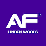 A logo with the letters "AF" and the words "Linden Woods" below it.