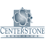 The image is a logo for Centerstone Residence.