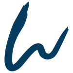 A blue squiggly line on a black background.
