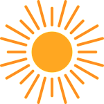 A graphic of orange leaves arranged in a circular pattern.