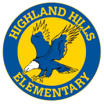 the logo for the highlands elementary school at The Landings at Brooks City-Base Apartments , San Antonio, 78235