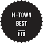 A black and white image with the words "H-Town Best HTB" written in the center.