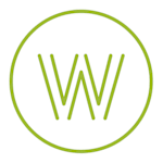 a circle with a triangle inside of it icon