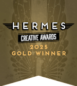 A Hermes Creative Award for a gold winner in 2025