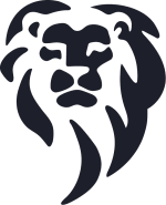 Paravel Navy Lion Head Logo