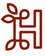 a pink triangle with an x and a pink infinity symbol