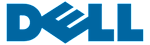 The image is a logo of Dell.