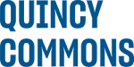 The image displays the words "FAXON COMMONS" in large blue letters.