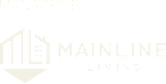 A black and white logo for Mainline Living.